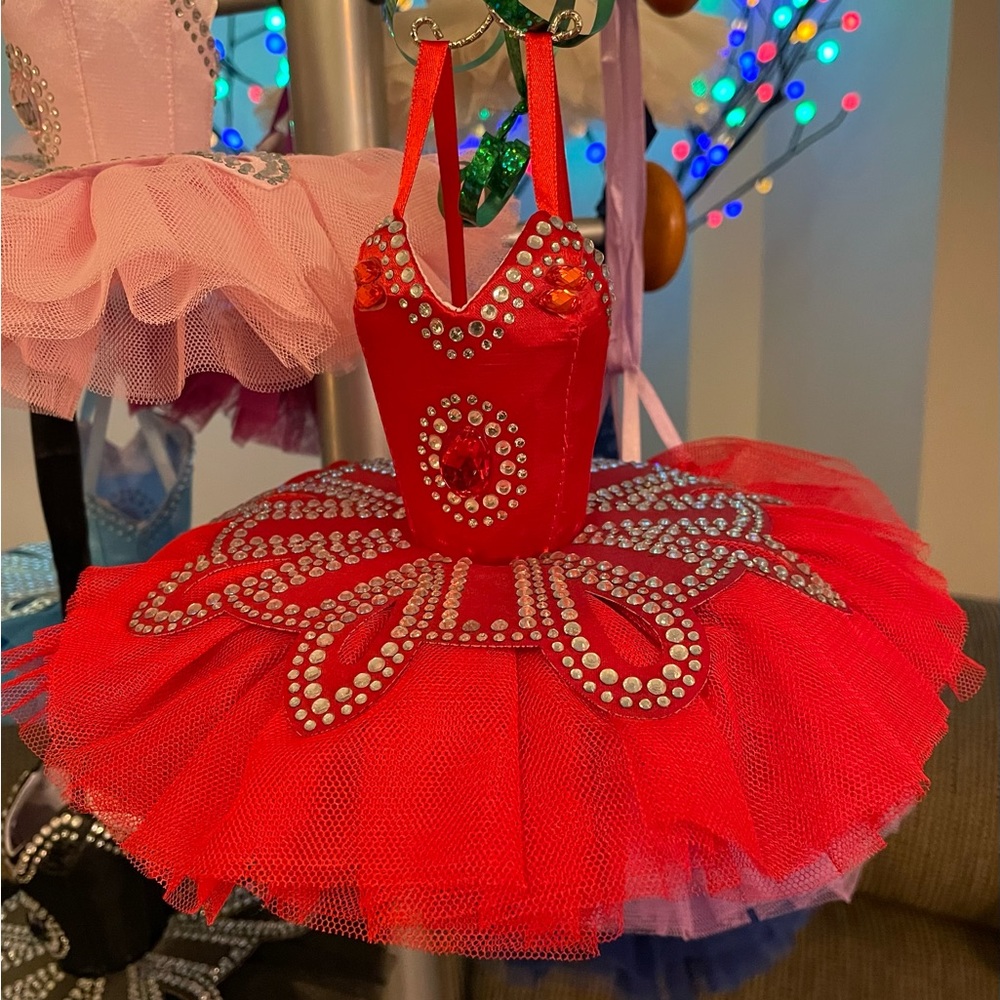 ❤️🩰Red Tiny Dancer Decorative Ornament🩰❤️